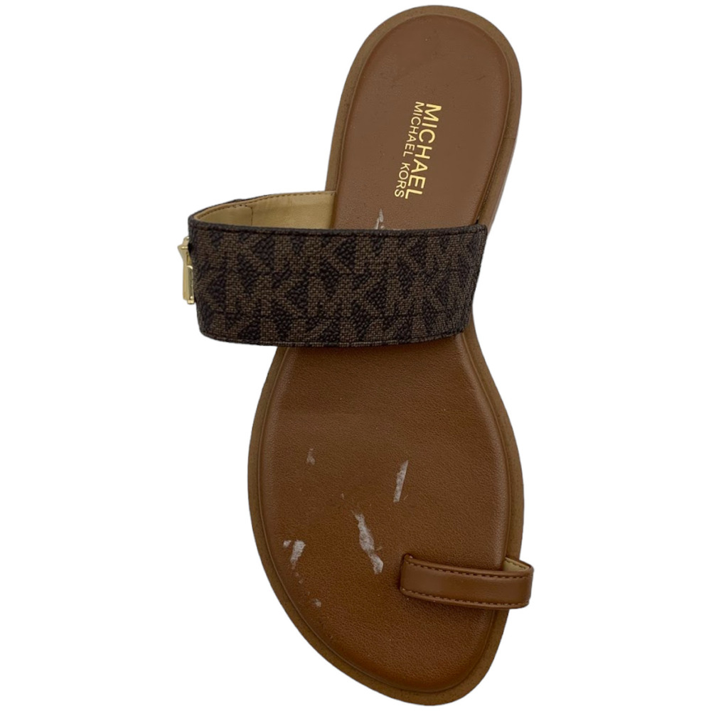 Michael Kors Women's August Slide Sandal Brown - Medium - Picture 2 of 3